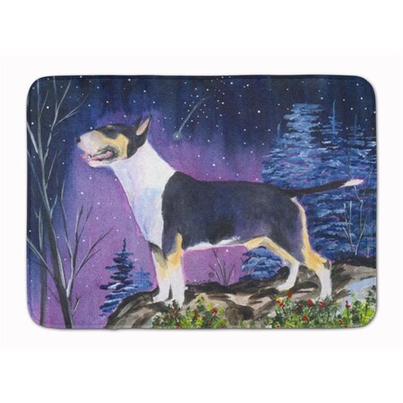 Carolines Treasures Bull Terrier Machine Washable Memory Foam Mat SS8344RUG